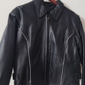 Ladies Leather Riding Jacket Hot Leathers Medium NWT